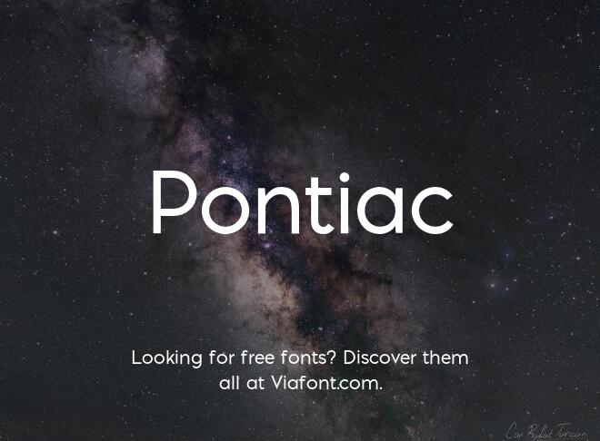 Pontiac Font