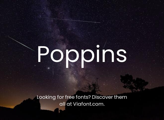 Poppins Font
