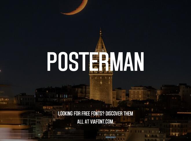 Posterman Font