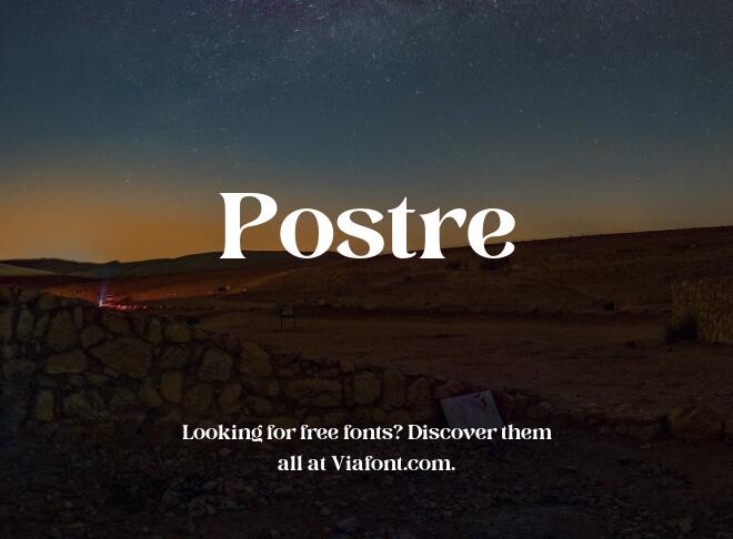 Postre Font