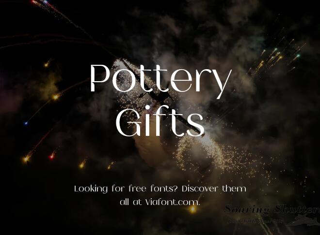 Pottery Gifts Font