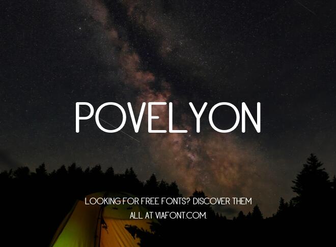 Povelyon Font