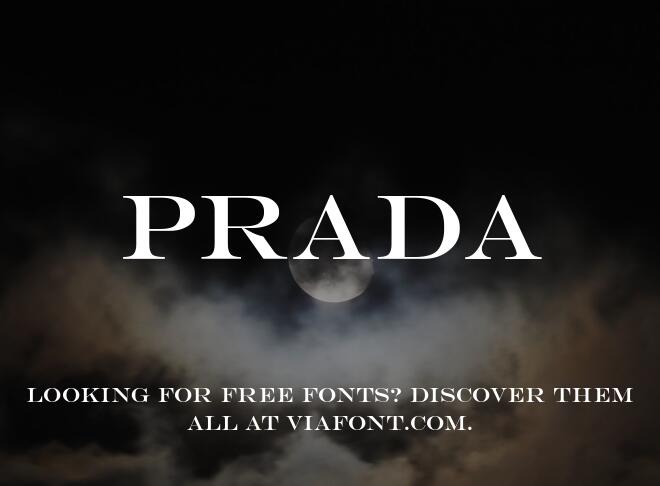 Prada Font