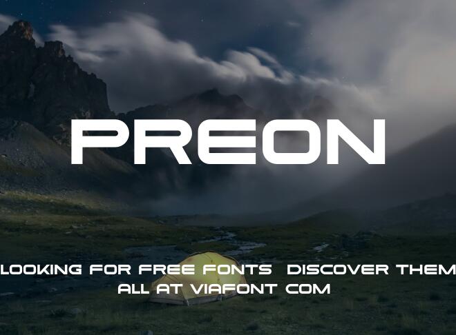 Preon Font