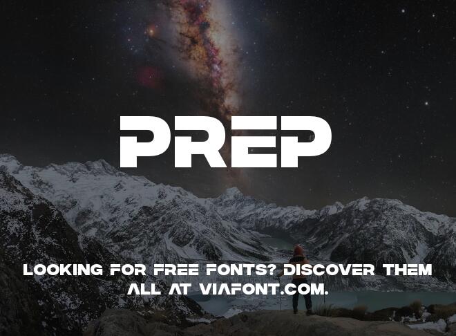 Prep Font