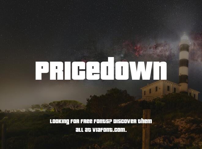 Pricedown Font