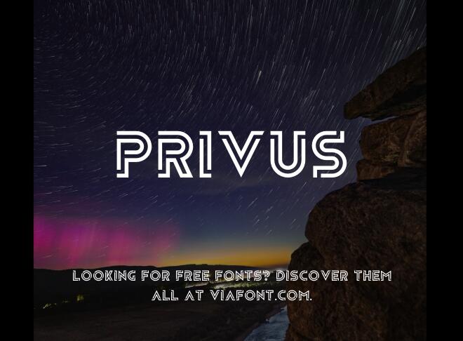 Privus Font