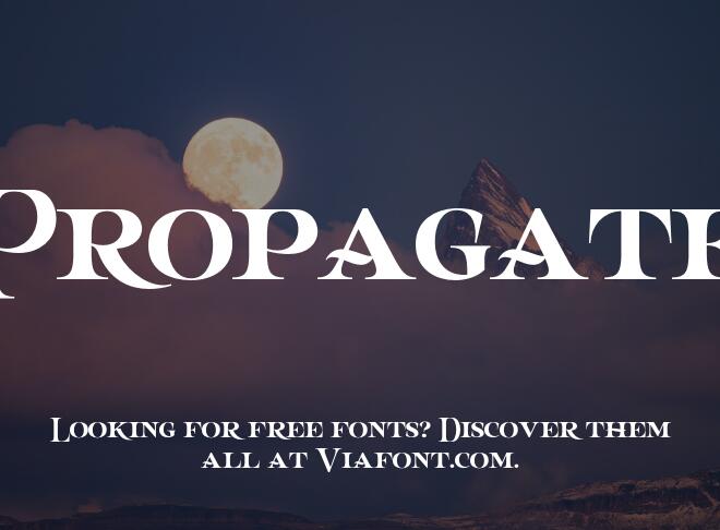 Propagate Font