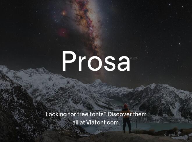 Prosa Font