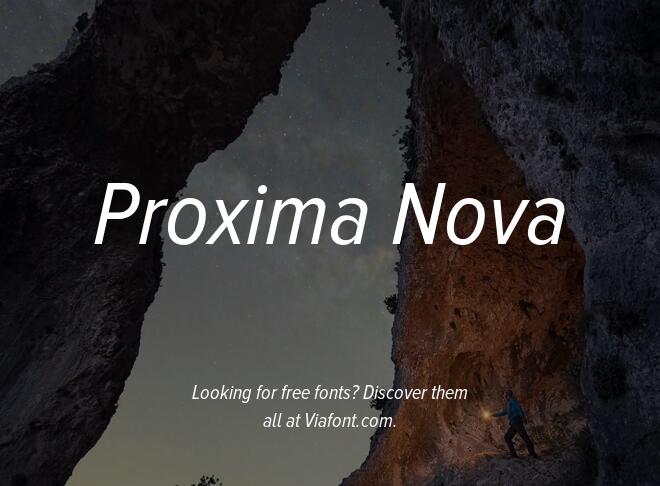 Proxima Nova Font