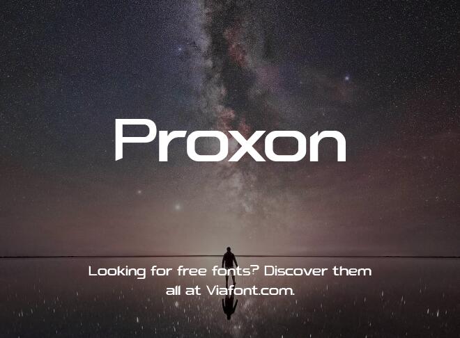 Proxon Font