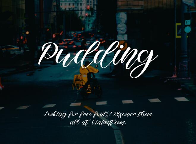 Pudding Font