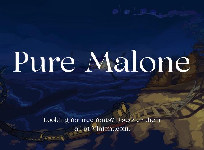 Pure Malone Font