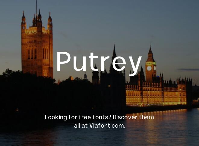 Putrey Font