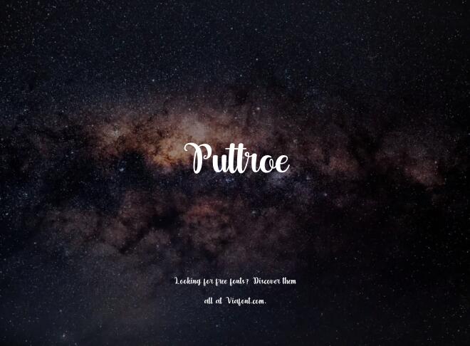 Puttroe Font