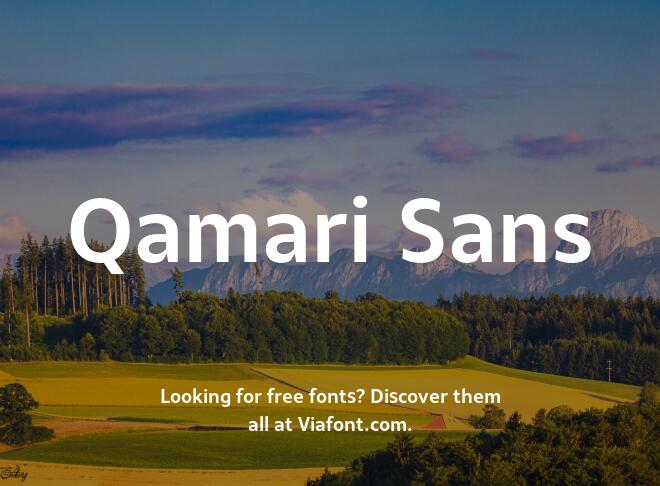 Qamari Sans Font