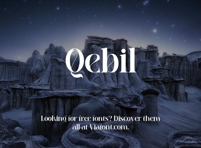 Qebil Font