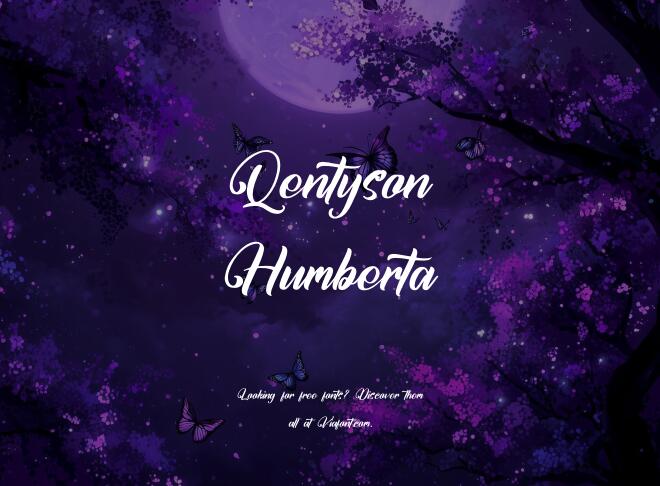 Qentyson Humberta Font