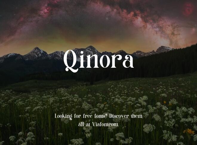 Qinora Font