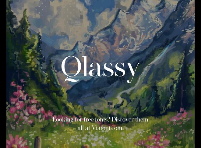 Qlassy Font