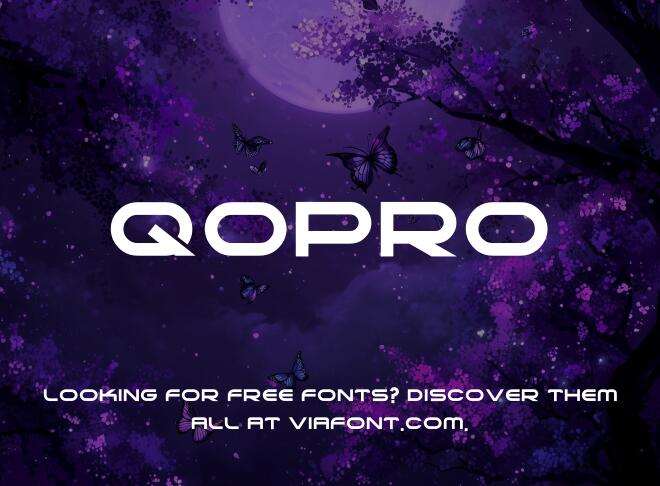 Qopro Font
