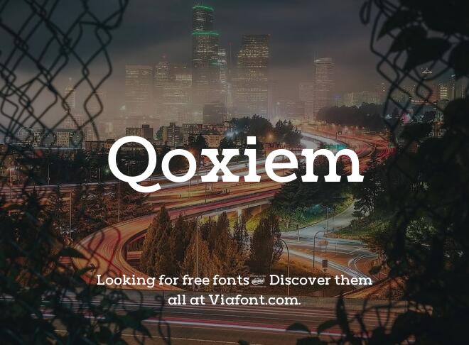 Qoxiem Font