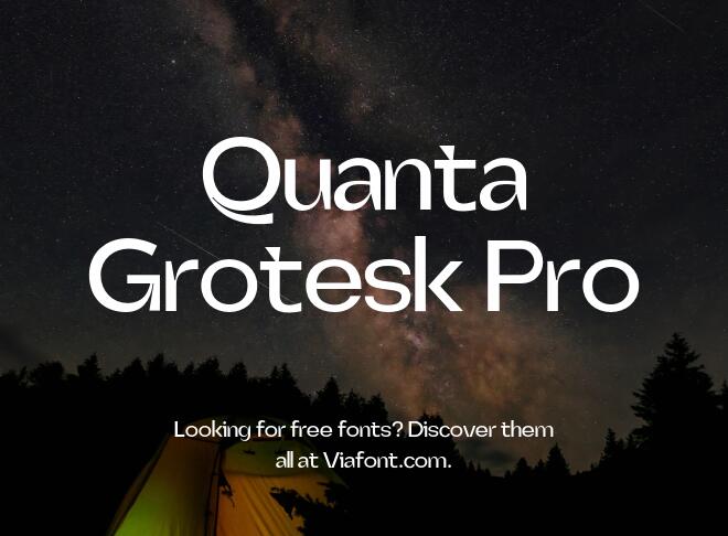 Quanta Grotesk Pro Font