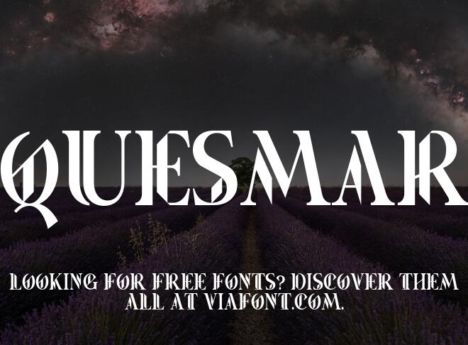Quesmar Font