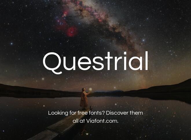 Questrial Font