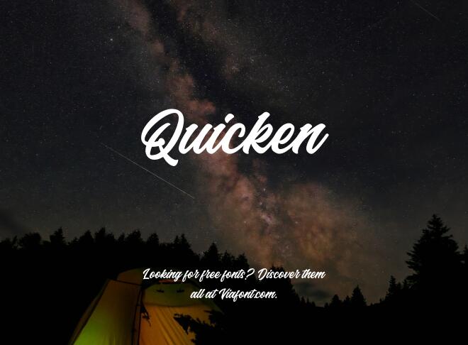 Quicken Font
