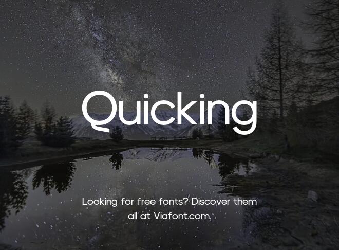 Quicking Font