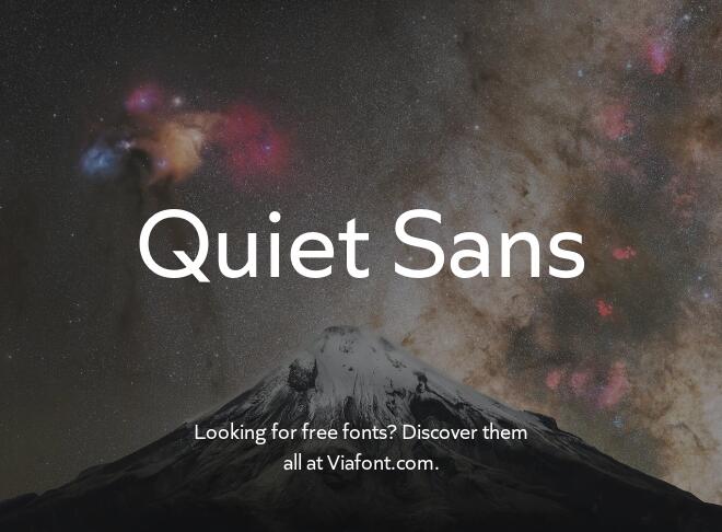 Quiet Sans Font