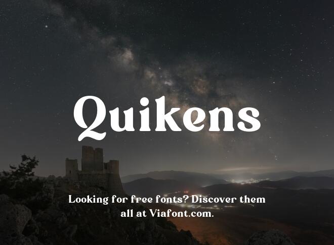 Quikens Font