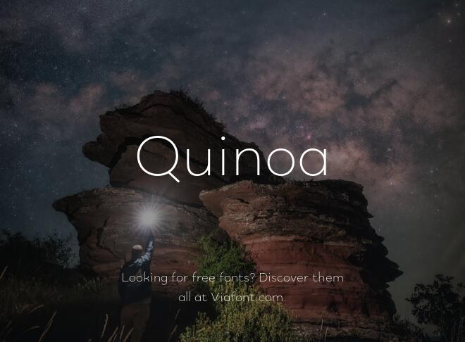 Quinoa Font