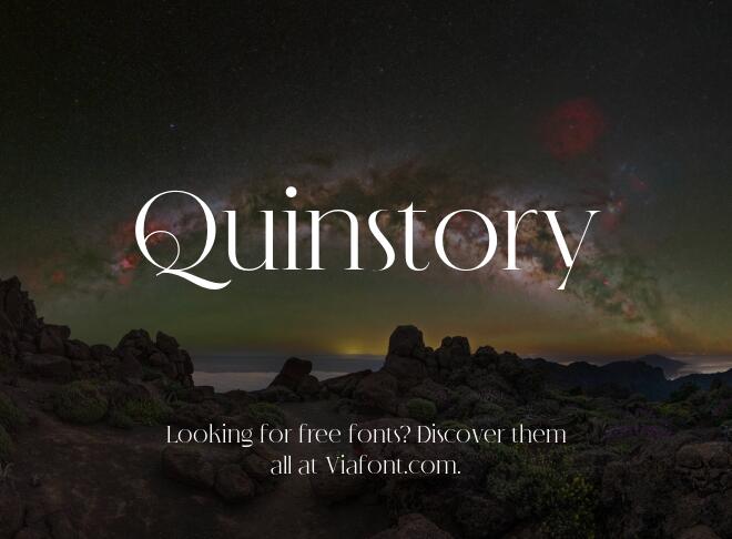 Quinstory Font