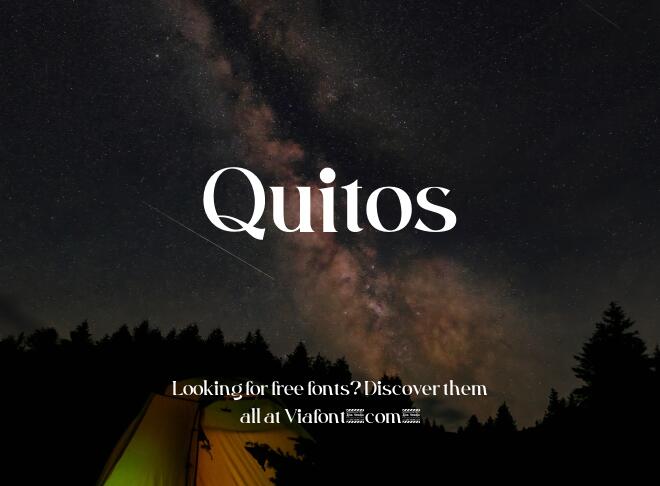 Quitos Font