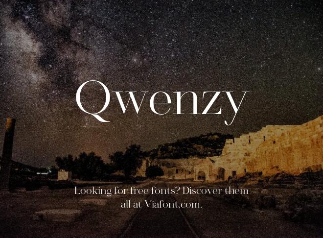 Qwenzy Font
