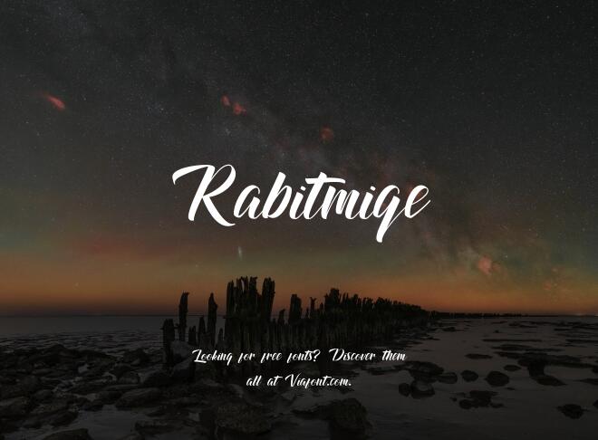 Rabitmiqe Font