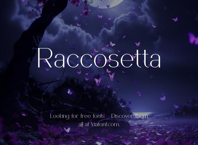 Raccosetta Font