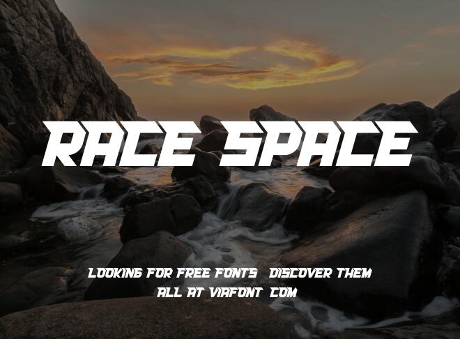 Race Space Font