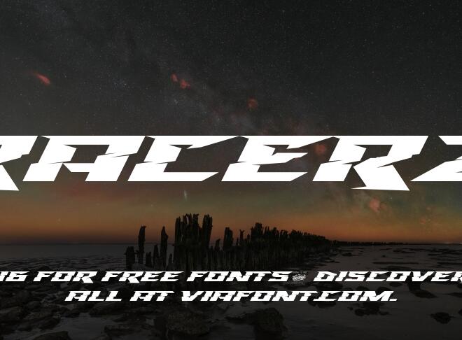 Racerz Font