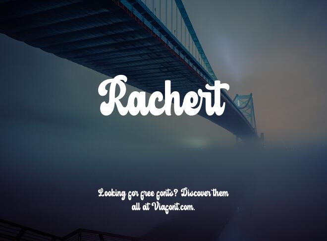 Rachert Font