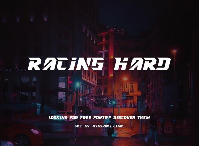 Racing Hard Font