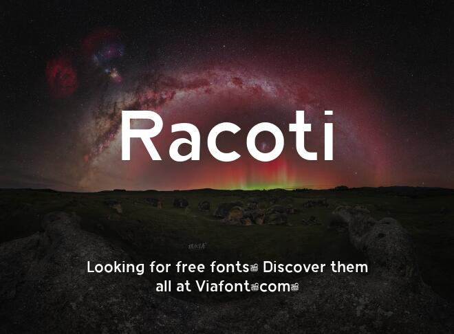 Racoti Font