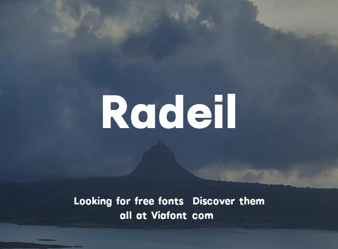 Radeil Font