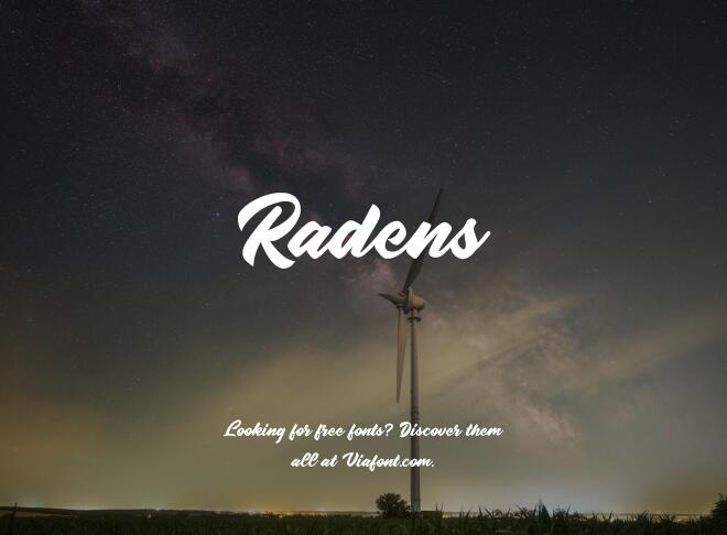 Radens Font