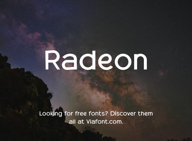Radeon Font