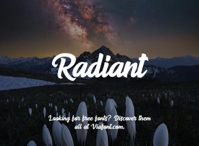 Radiant Font
