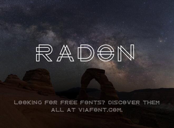 Radon Font