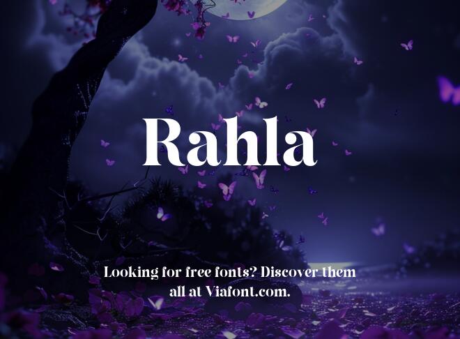 Rahla Font